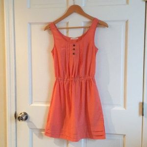 Coral colored dress